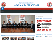 Tablet Screenshot of adanatabip.org.tr